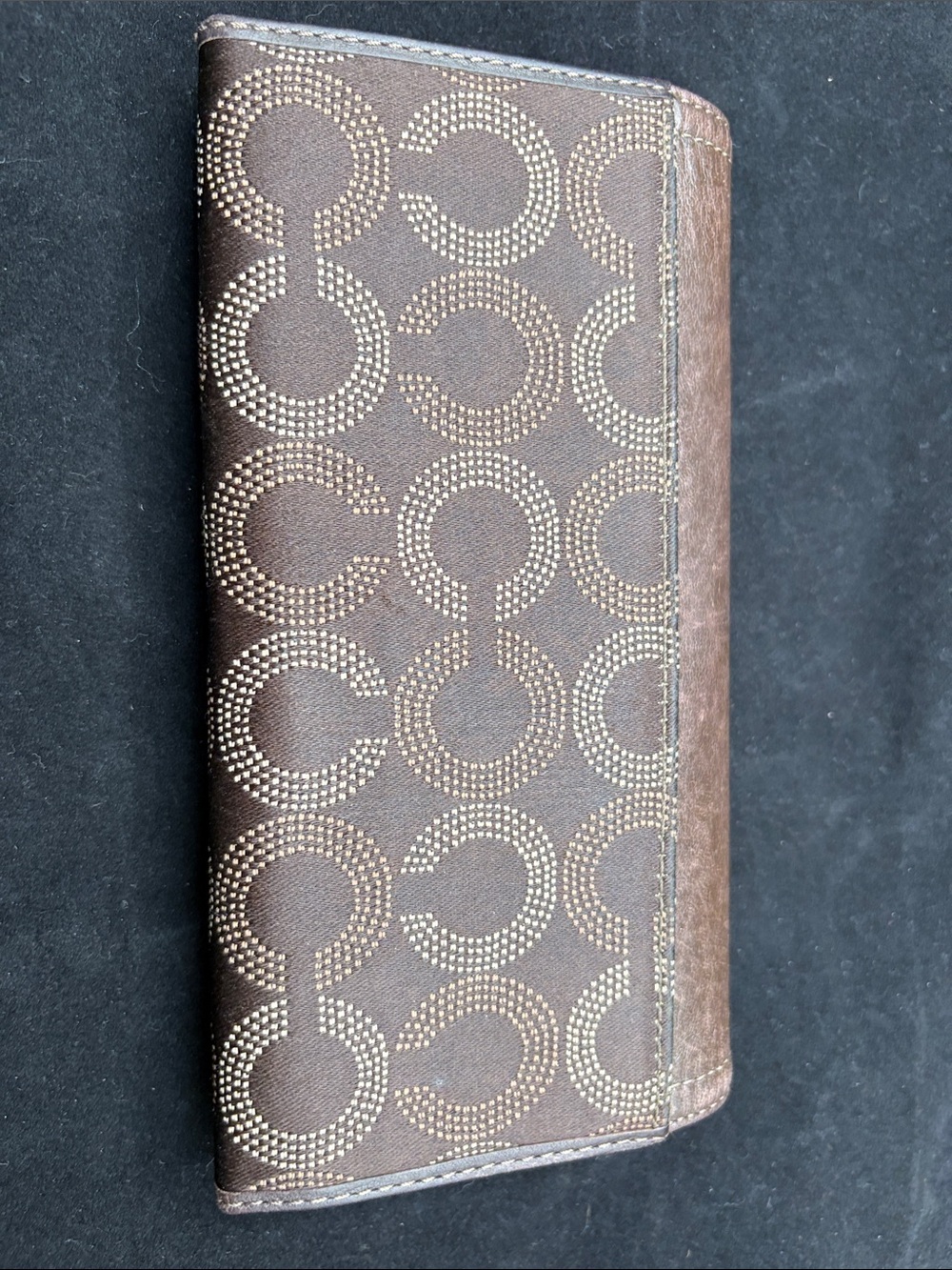 Coach Madison Op Art Dotted Trifold Wallet - Picture 6 of 17